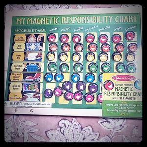 New Melissa & Doug Magnetic Responsibility Chart
